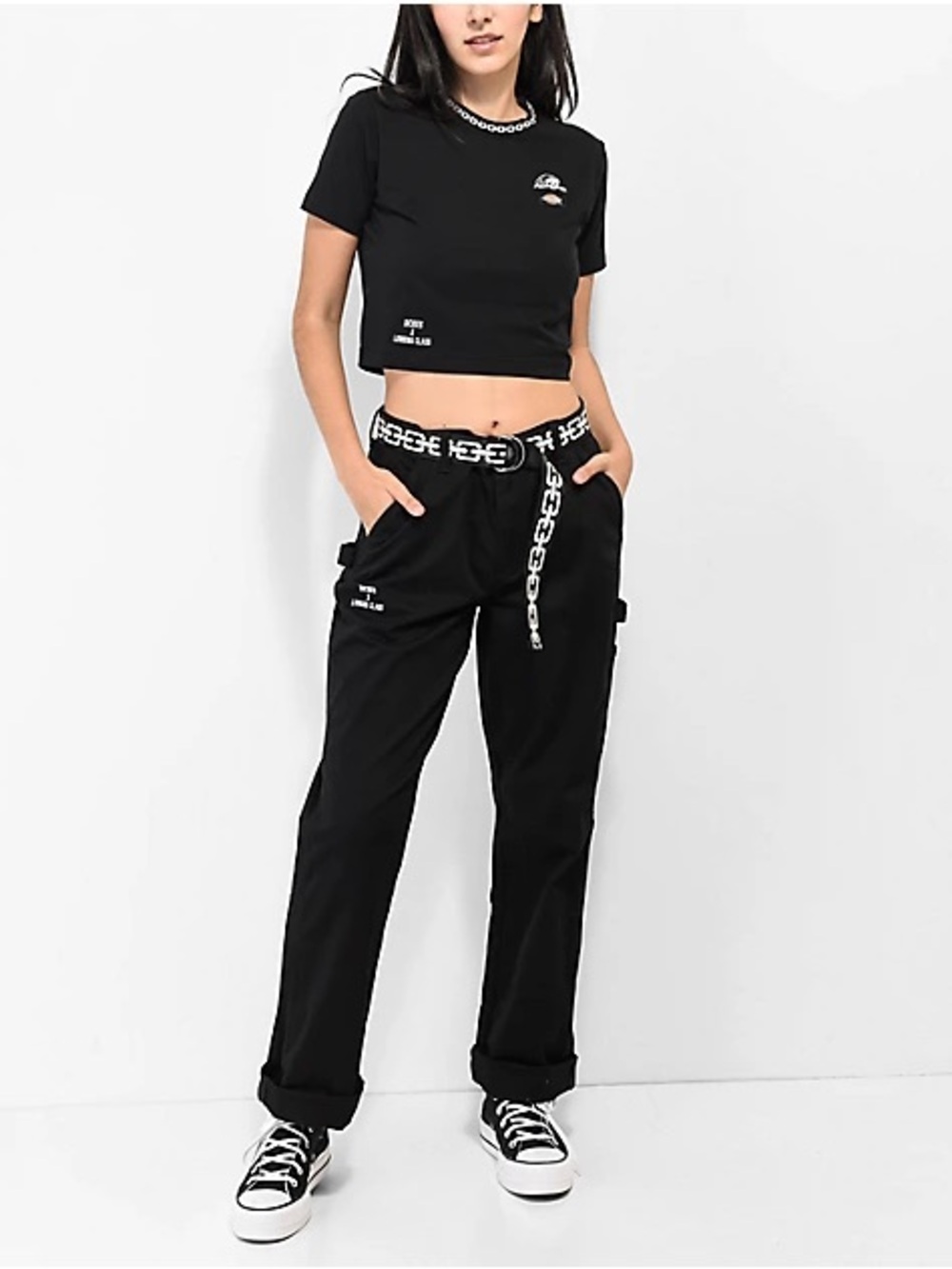 Dickies x Lurking Class by Sketchy Tank Black Twill Pants